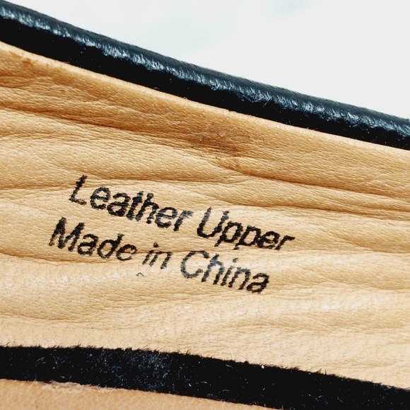 NEW L.A.M.B.Black Leather Stripe Detail Slip On High Stiletto Heels E734 - Picture 11 of 13